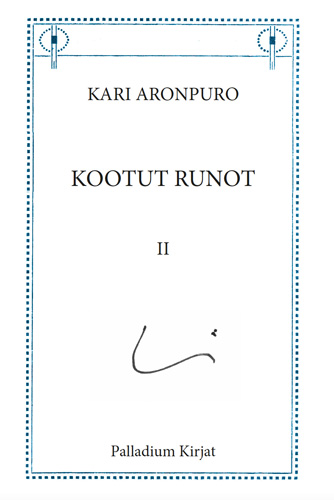 AKari Aronpuro: Kootut runot II -kansi